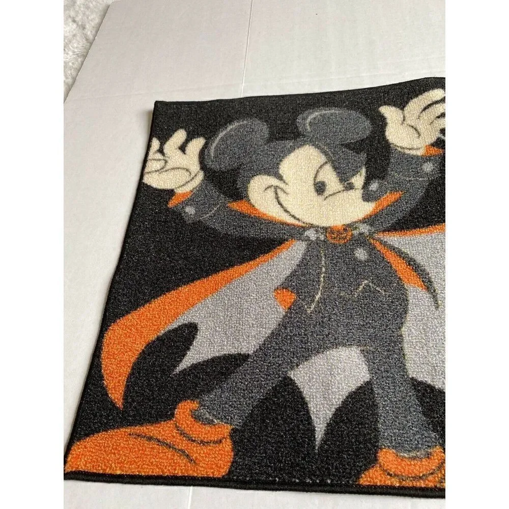 Disney‎ Mickey Mouse Vampire Spider Web Halloween Accent Rug
